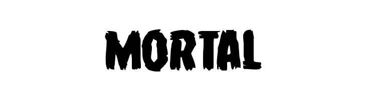 MORTAL Young Frankenstein Expanded Font