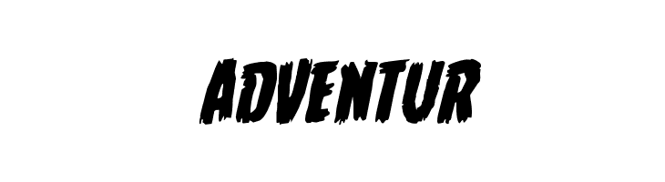 adventur Young Frankenstein Rotalic Font