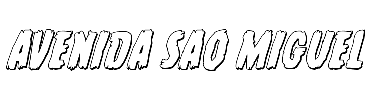 Young Frankenstein 3D Italic  Free Fonts Download