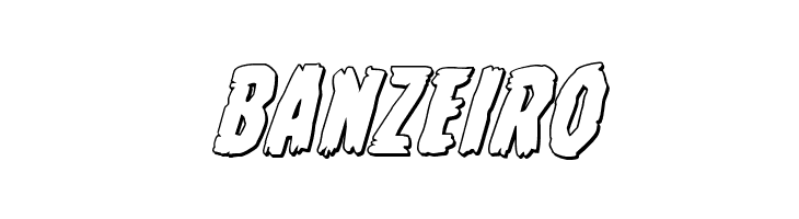 Young Frankenstein 3D Italic  Free Fonts Download