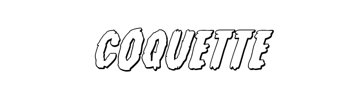 Young Frankenstein 3D Italic  Free Fonts Download