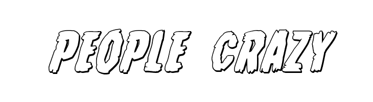 Young Frankenstein 3D Italic  Free Fonts Download