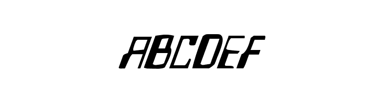 Homemade Robot Italic  Free Fonts Download