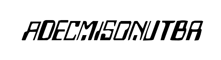 Homemade Robot Italic  Free Fonts Download