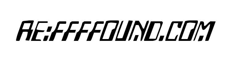 Homemade Robot Italic  Free Fonts Download