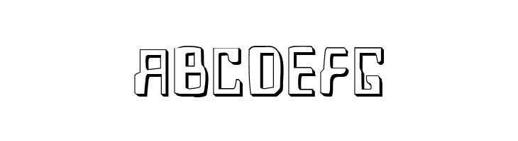 Homemade Robot Shadow  Free Fonts Download
