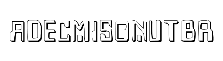 Homemade Robot Shadow  Free Fonts Download