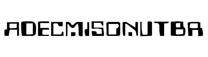 Homemade Robot Expanded  Free Fonts Download