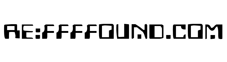 Homemade Robot Expanded  Free Fonts Download