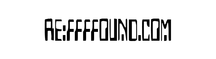 Homemade Robot Condensed  Free Fonts Download