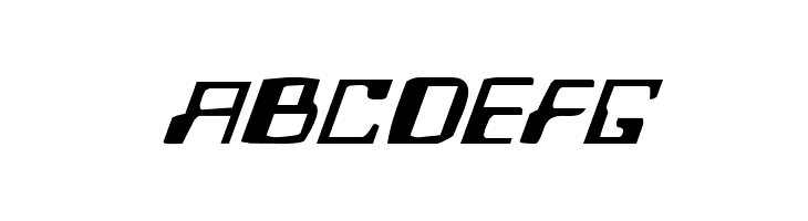 Homemade Robot Expanded Italic  Free Fonts Download