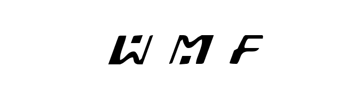 Homemade Robot Expanded Italic  Free Fonts Download