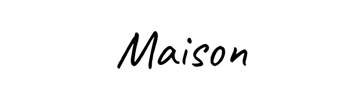 Maison Caveat Font