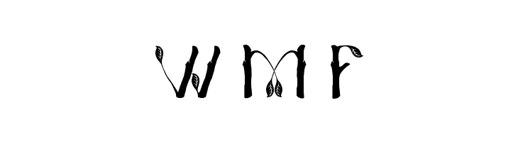 Hojas de plata  Free Fonts Download