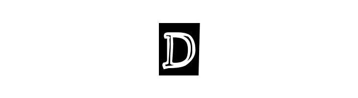 DJB Ransom Note Clipped  Free Fonts Download