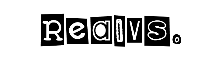 DJB Ransom Note Clipped  Free Fonts Download