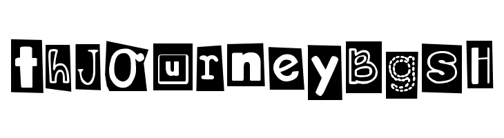 DJB Ransom Note Clipped  Free Fonts Download