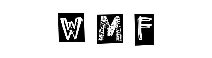 DJB Ransom Note Clipped  Free Fonts Download