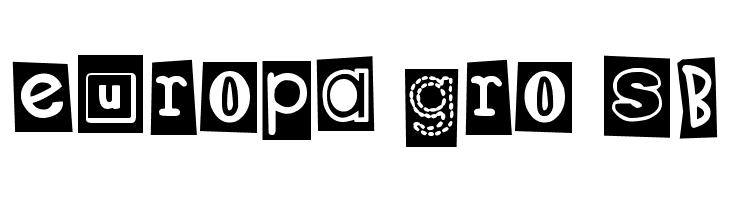 DJB Ransom Note Clipped  Free Fonts Download