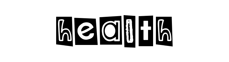 DJB Ransom Note Clipped  Free Fonts Download