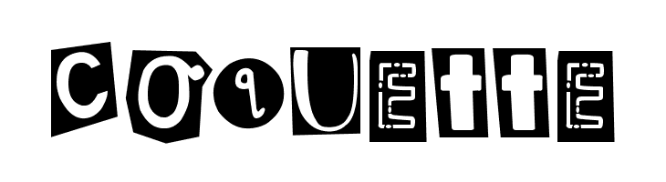 DJB Ransom Note Clipped Messy  Free Fonts Download