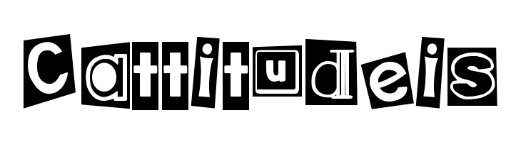 DJB Ransom Note Clipped Messy  Free Fonts Download