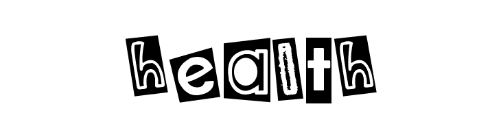 DJB Ransom Note Clipped Messy  Free Fonts Download