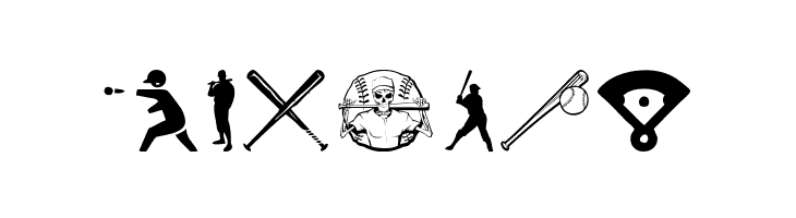 Baseball Icons  Free Fonts Download