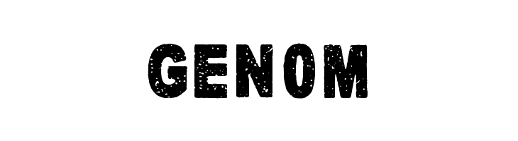 GEN0M Humectez La Mouture Font