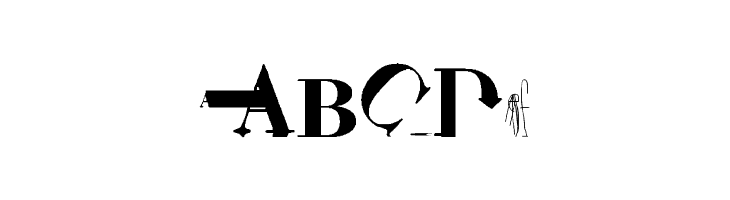 ABC 2D  Free Fonts Download