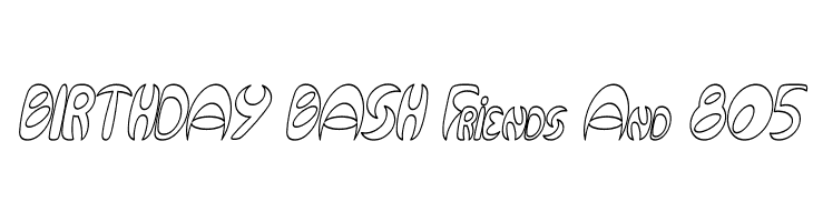 Qurve Hollow Thin Italic  Free Fonts Download