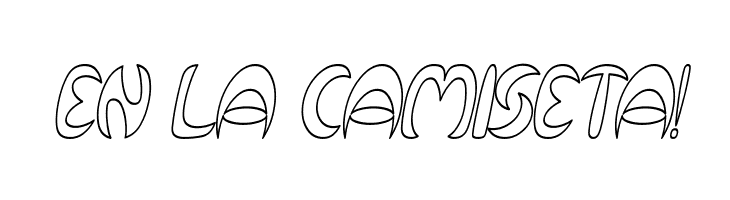 Qurve Hollow Thin Italic  Free Fonts Download