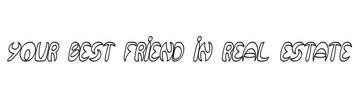 Qurve Hollow Thin Italic  Free Fonts Download