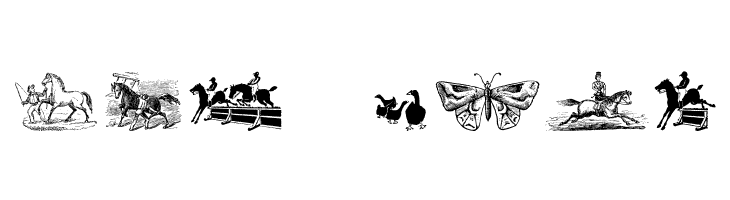 Animals Old Cuts Two  Free Fonts Download