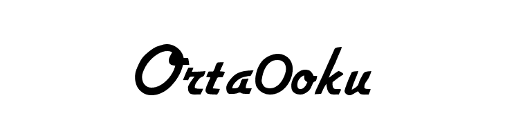 Orta0oku flottflott Font