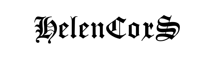 HelenCoxS Manuskript Gothisch Font