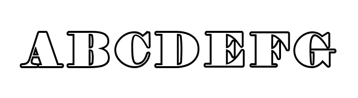 Fette Bauersche Antiqua UNZ Pro Hollow  Free Fonts Download