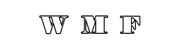 Fette Bauersche Antiqua UNZ Pro Hollow  Free Fonts Download