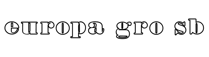 Fette Bauersche Antiqua UNZ Pro Hollow  Free Fonts Download