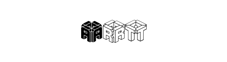 3D LET [BRK]  Free Fonts Download
