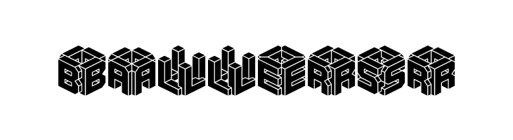 3D LET [BRK]  Free Fonts Download