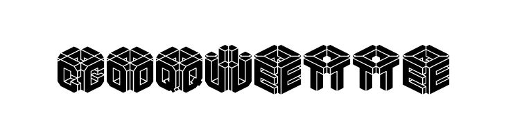 3D LET [BRK]  Free Fonts Download