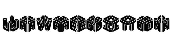 3D LET [BRK]  Free Fonts Download