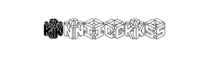 3D LET [BRK]  Free Fonts Download