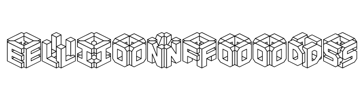 3D LET [BRK]  Free Fonts Download