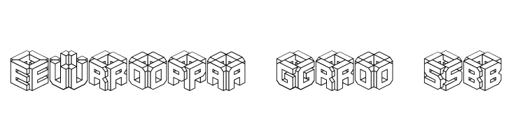 3D LET [BRK]  Free Fonts Download