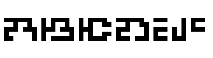 ZebugRades bit6  Free Fonts Download