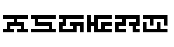 ZebugRades bit6  Free Fonts Download