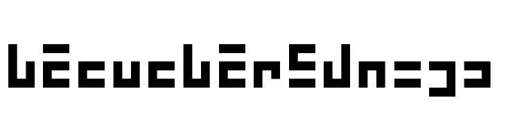 ZebugRades bit6  Free Fonts Download