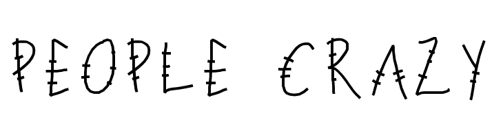 PWLettresbarres  Free Fonts Download